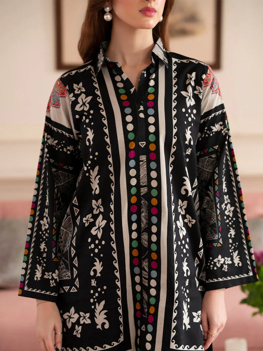 MAHNUR Digital Printed Co-Ords Set (Shirt & Trouser)