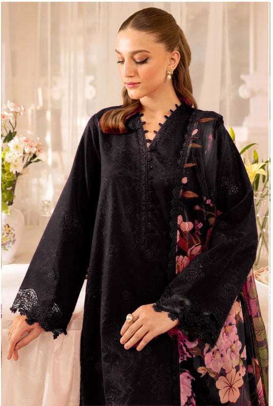 MARIA B 3PC LAWN WITH SWISS VOIL DUPATTA