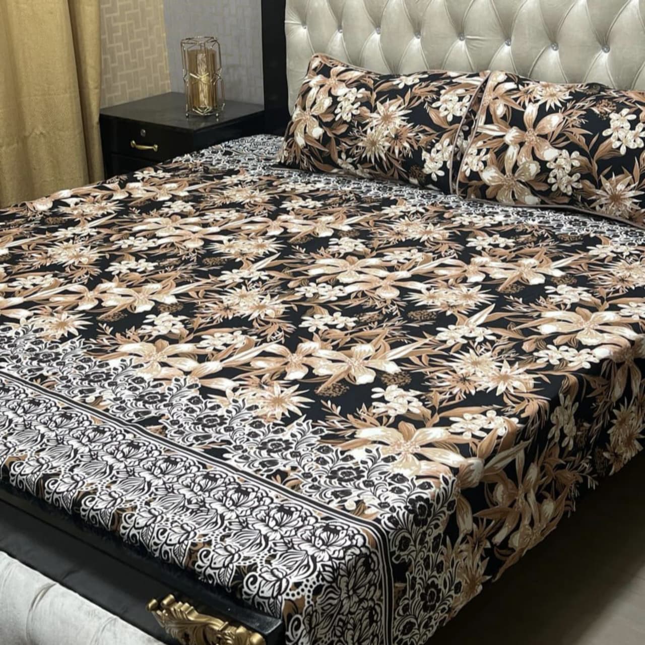 Crystal Cotton Bedsheet Design 015