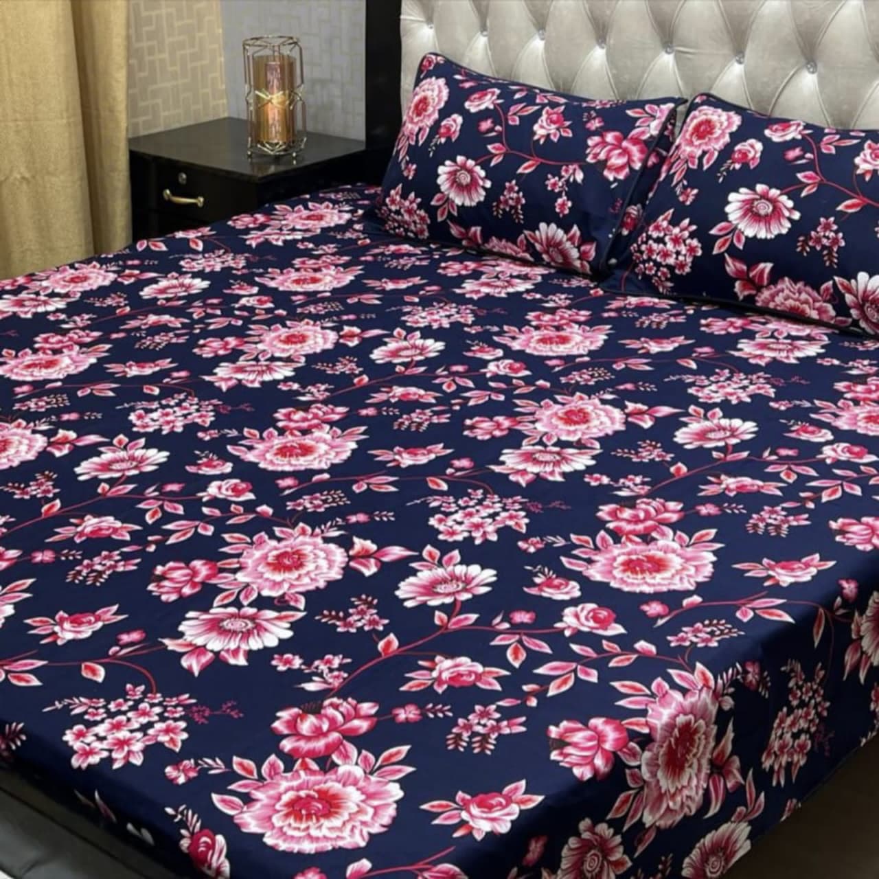Crystal Cotton Bedsheet Design 039