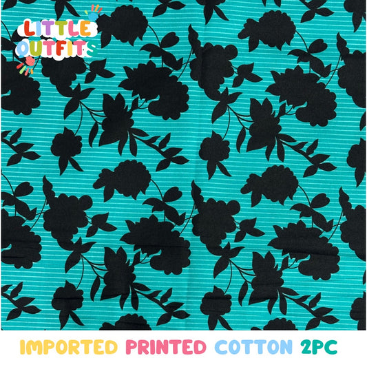 Imported Cotton 2PC Unstitched for Girls