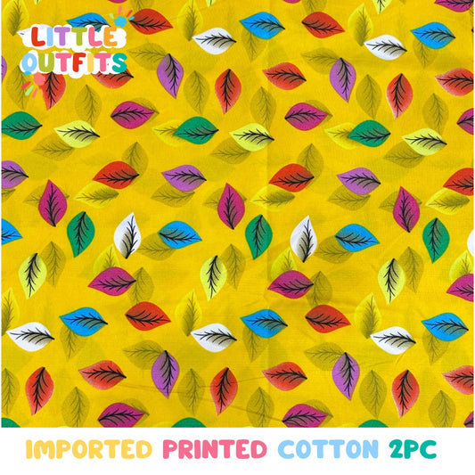 Imported Cotton 2PC Unstitched for Girls