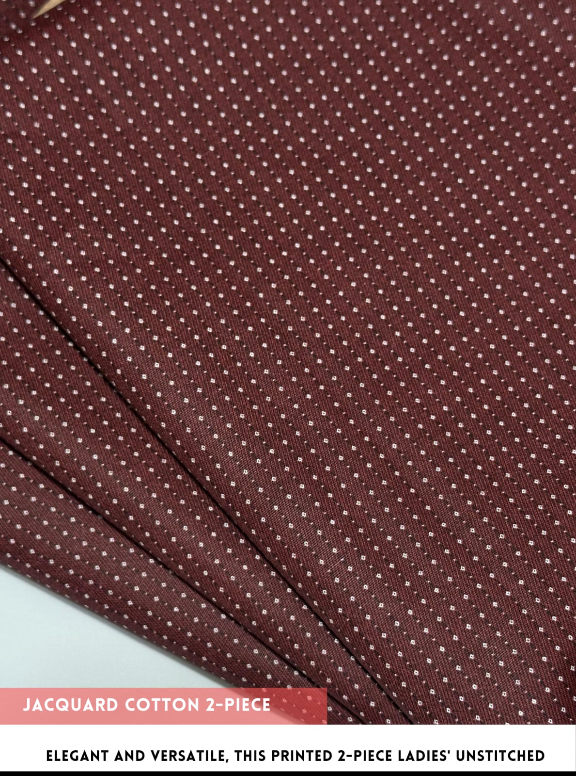 2 Piece Printed Jacquard Cotton