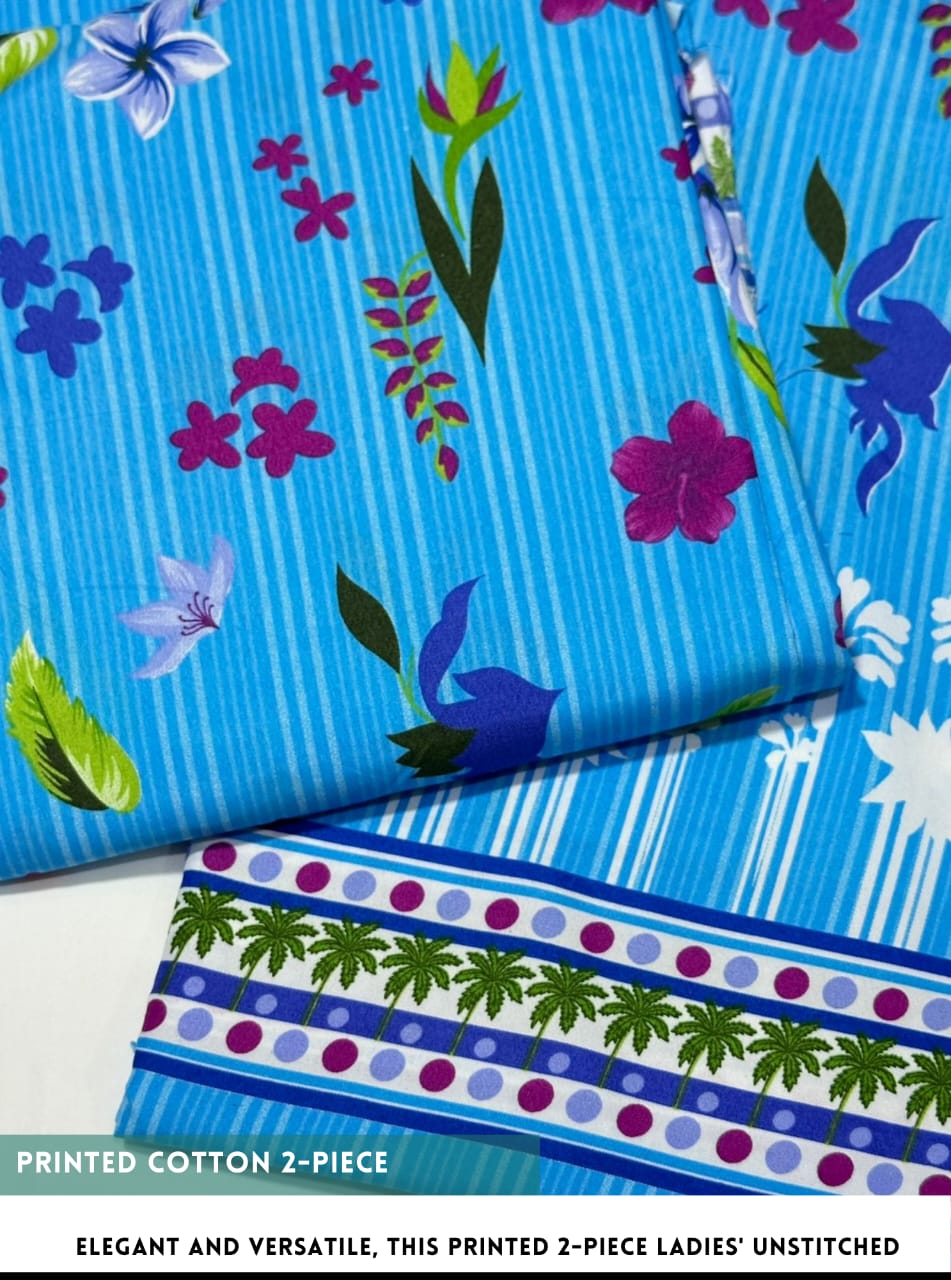2 Piece Printed Cotton