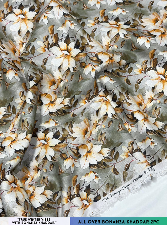 Printed Bonanza Khaddar 2-Piece Unsticthed