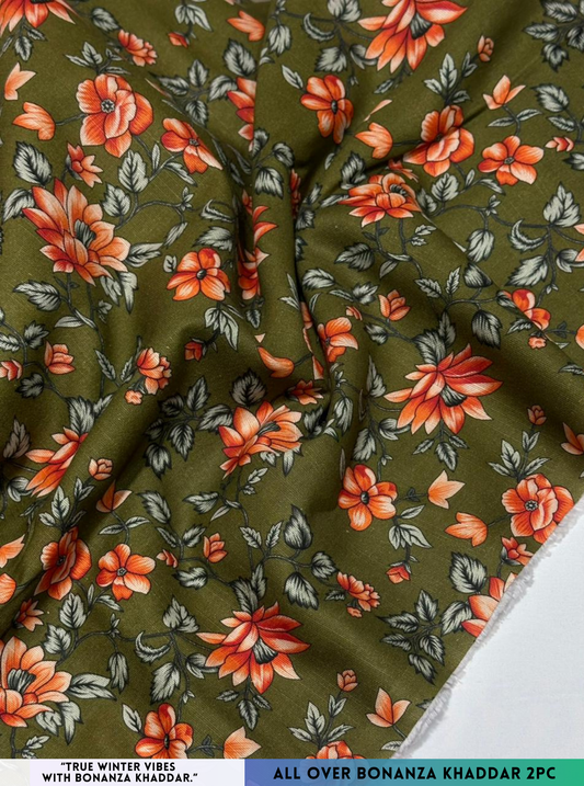 Printed Bonanza Khaddar 2-Piece Unsticthed