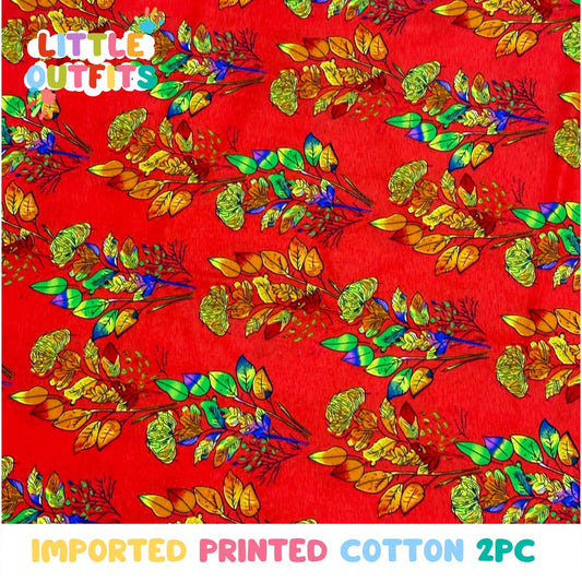 Imported Cotton 2PC Unstitched for Girls