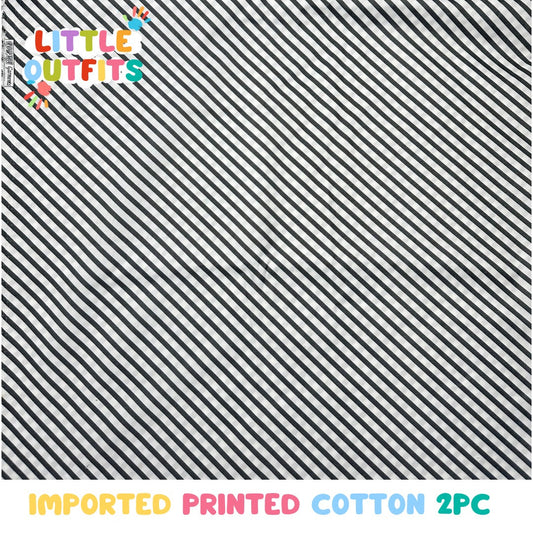 Imported Cotton 2PC Unstitched for Girls