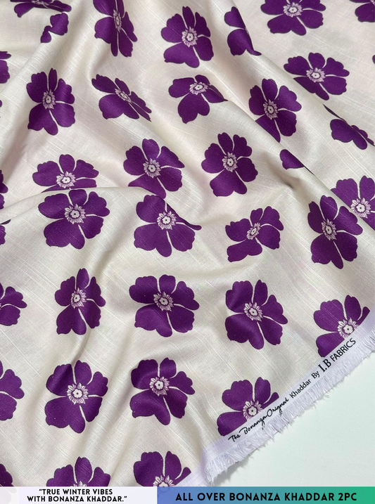 Printed Bonanza Khaddar 2-Piece Unsticthed