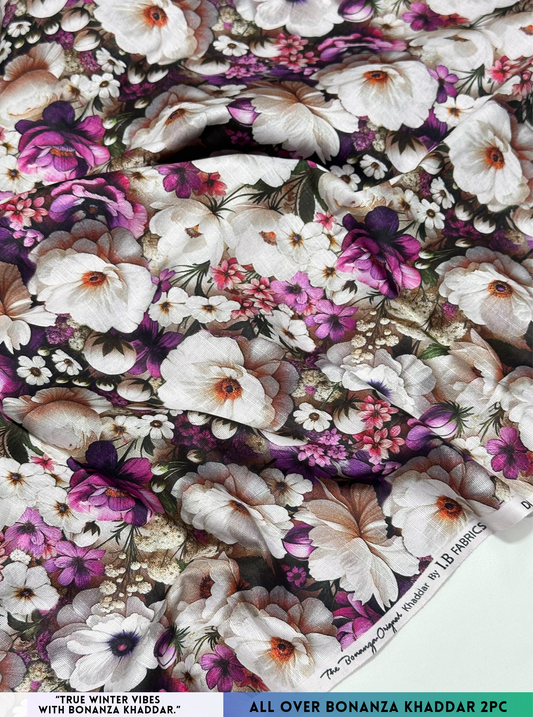 Printed Bonanza Khaddar 2-Piece Unsticthed