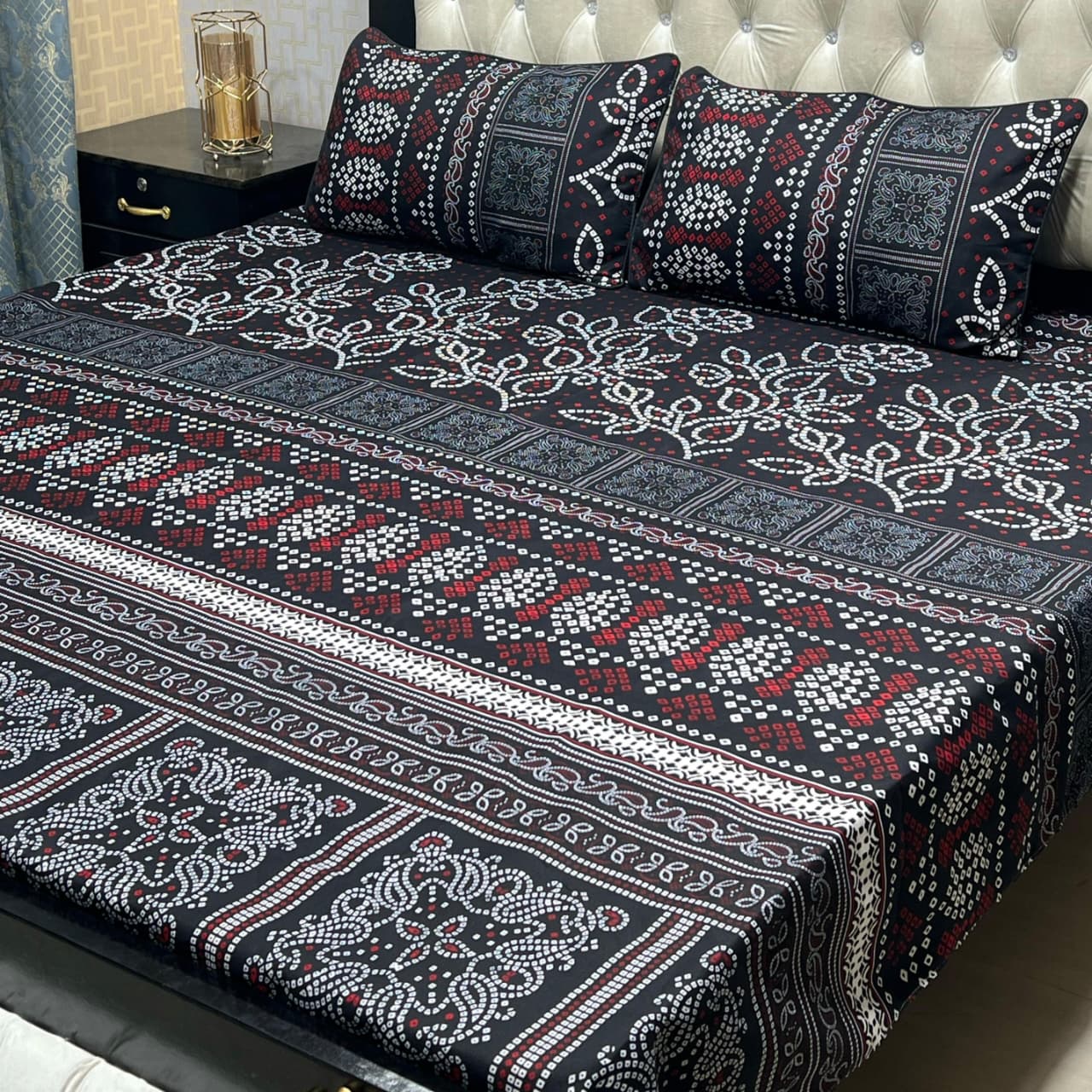Crystal Cotton Bedsheet Design 020