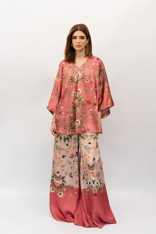 Gul Ahmed YOLO Digital Printed Co-Ords Set (Shirt & Trouser)