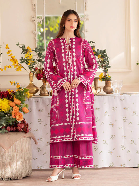 MAHNUR Digital Printed Co-Ords Set (Shirt & Trouser)