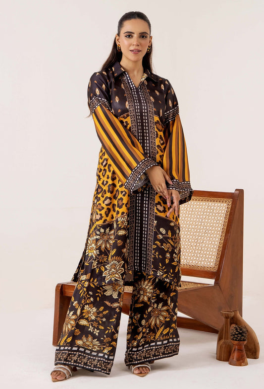 Gul Ahmed YOLO Digital Printed Co-Ords Set (Shirt & Trouser)