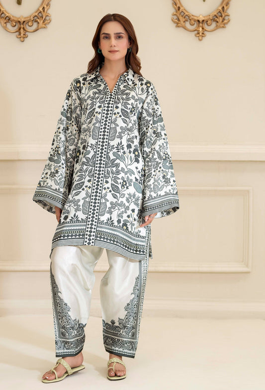 Gul Ahmed YOLO Digital Printed Co-Ords Set (Shirt & Trouser)