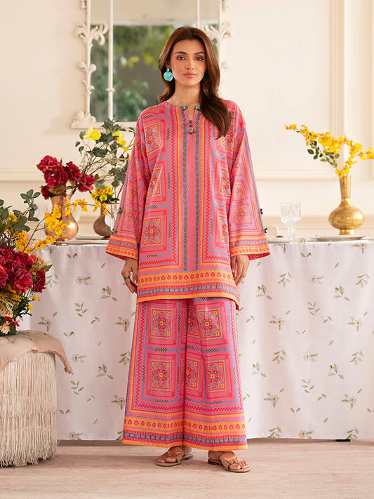 MAHNUR Digital Printed Co-Ords Set (Shirt & Trouser)