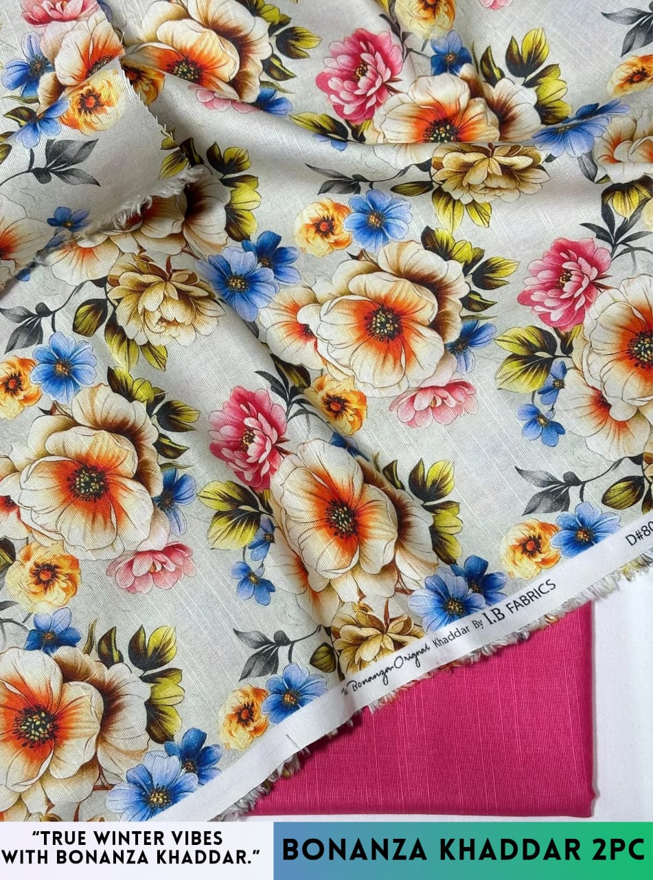 Bonanza Khaddar 2-Piece Unsticthed