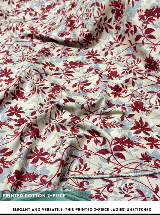 2 Piece Printed Cotton