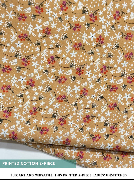 2 Piece Printed Cotton