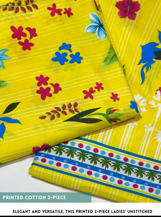 2 Piece Printed Cotton