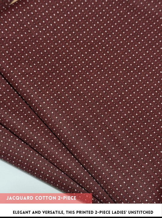 2 Piece Printed Jacquard Cotton