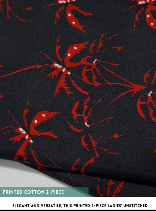 2 Piece Printed Cotton