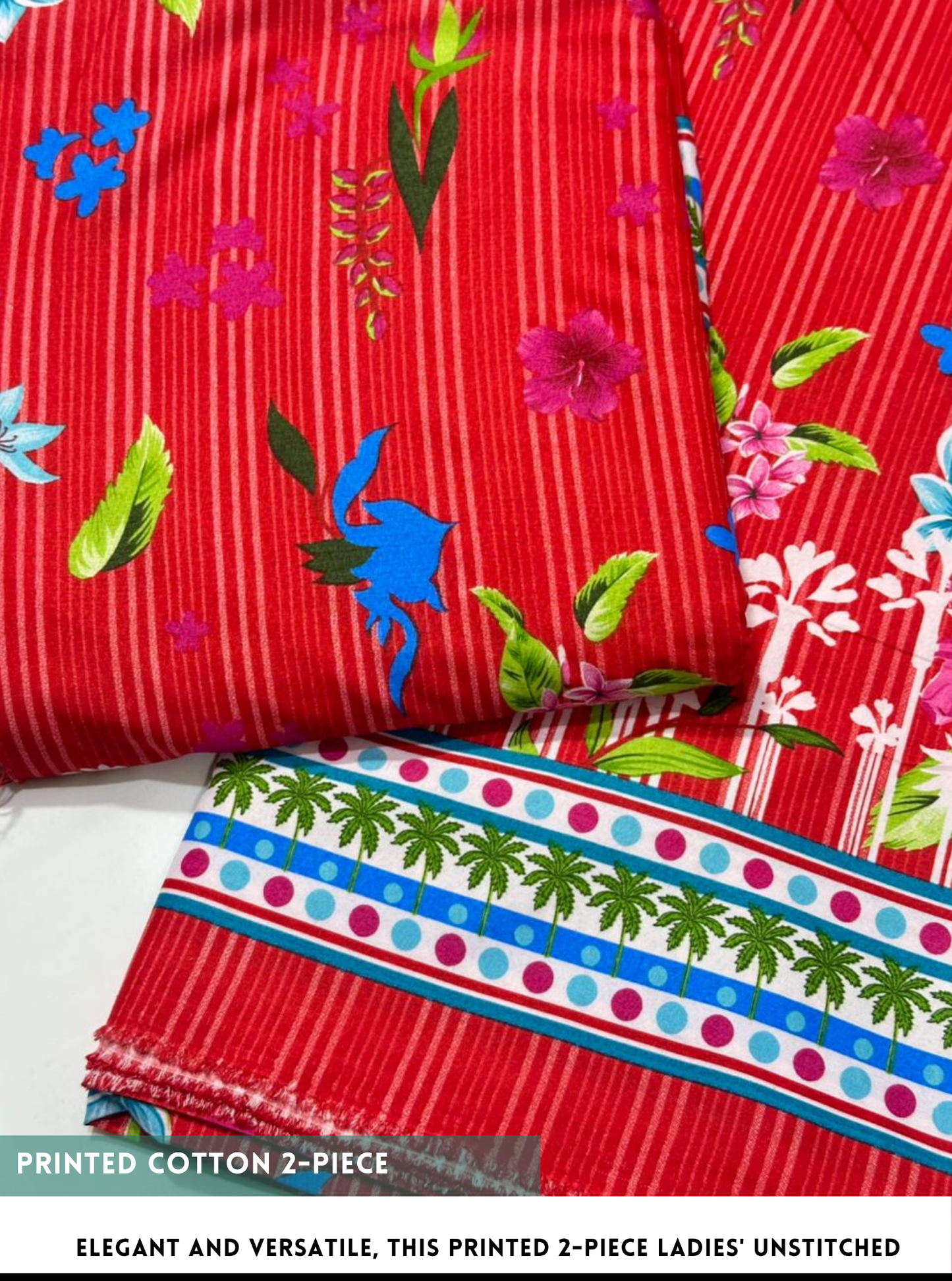 2 Piece Printed Cotton