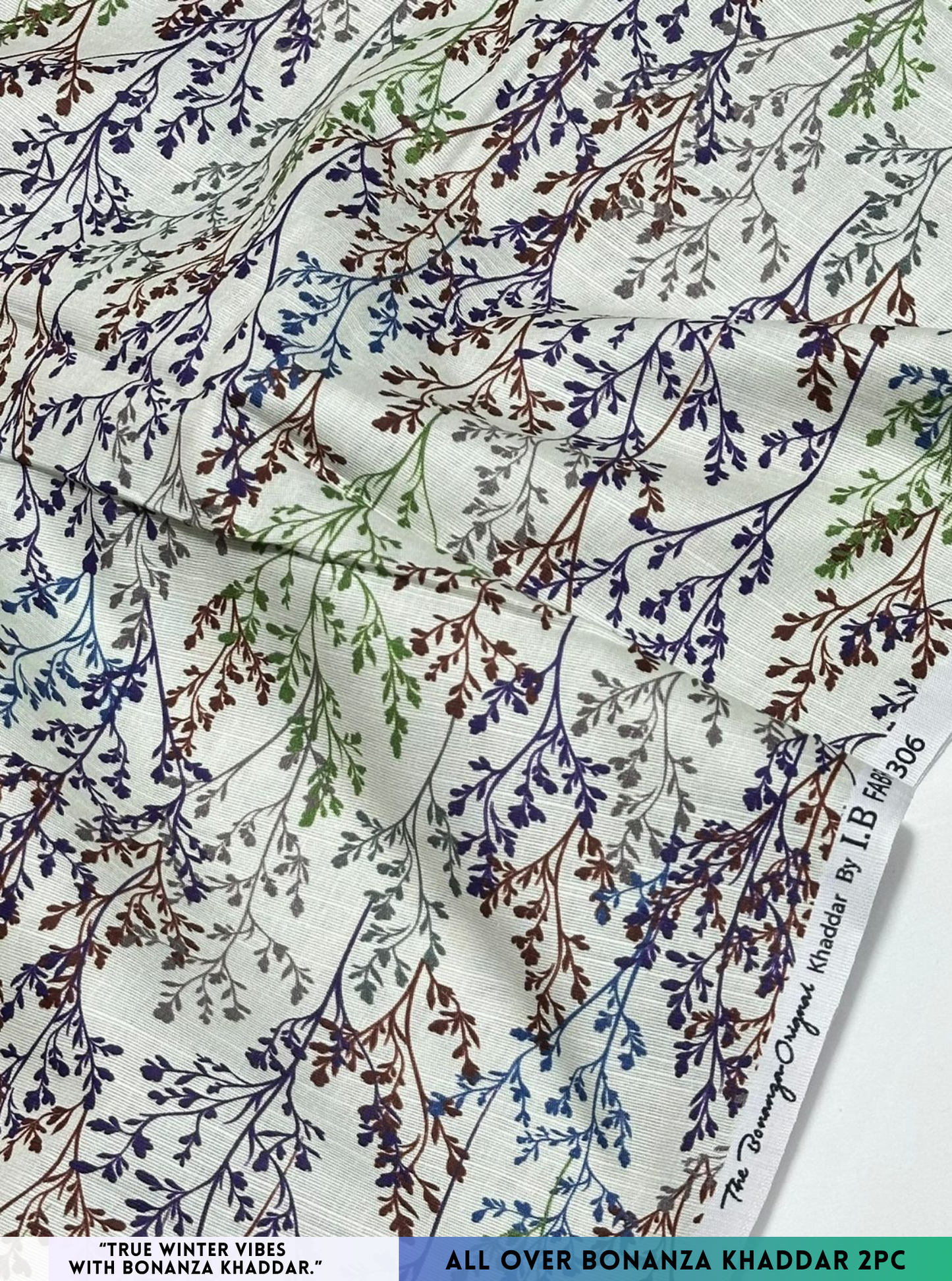 Printed Bonanza Khaddar 2-Piece Unsticthed