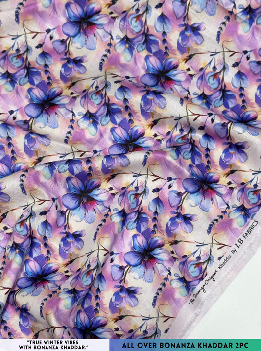 Printed Bonanza Khaddar 2-Piece Unsticthed