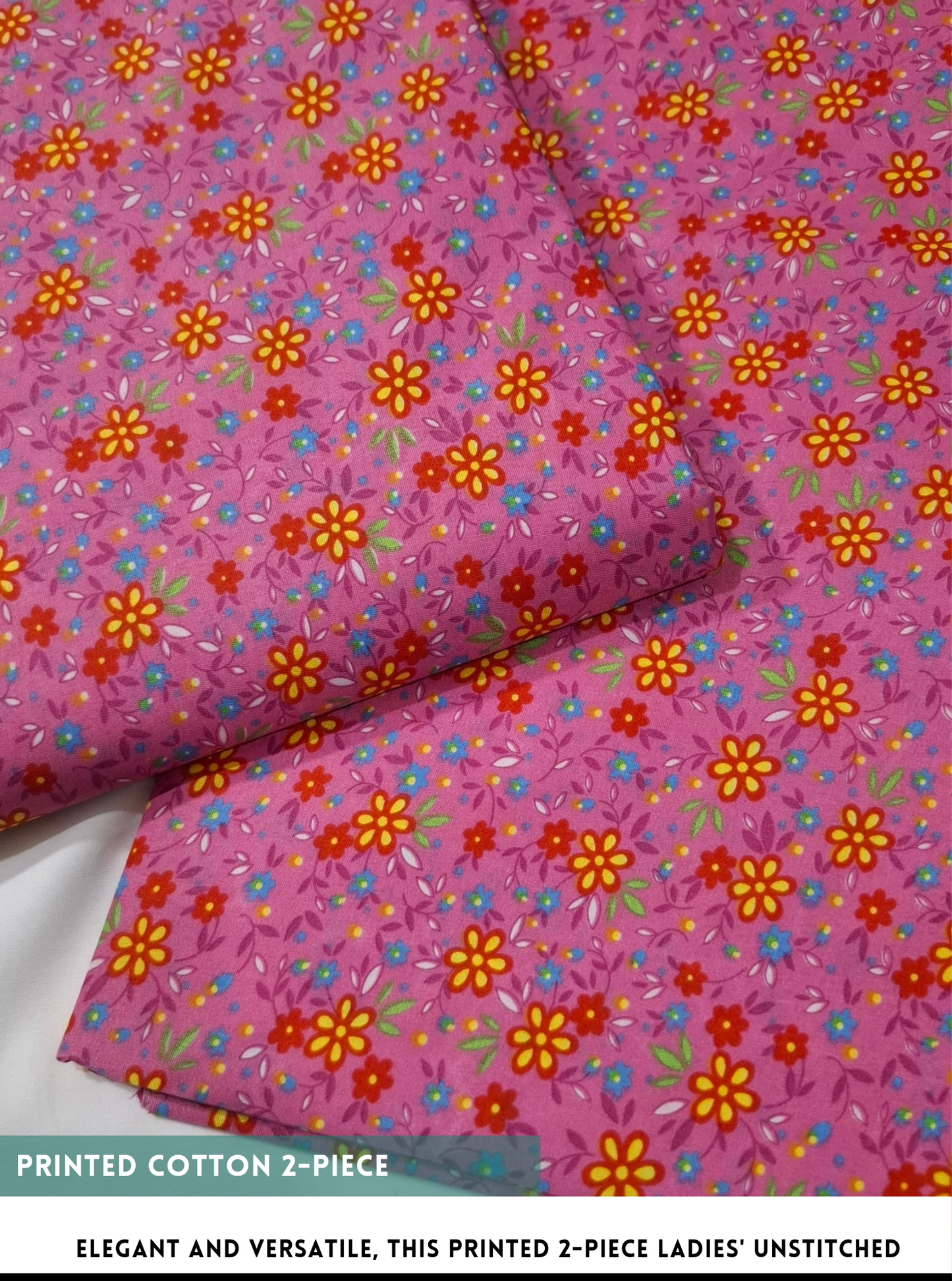 2 Piece Printed Cotton