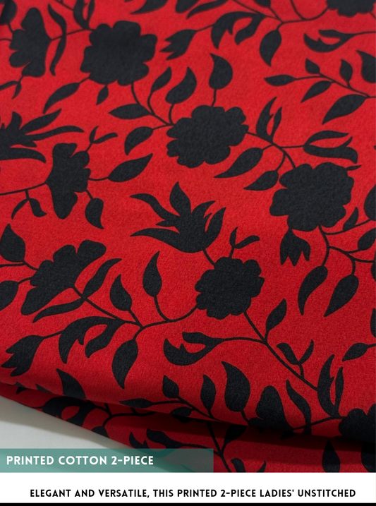 2 Piece Printed Cotton