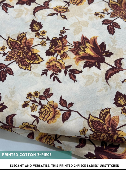 2 Piece Printed Cotton