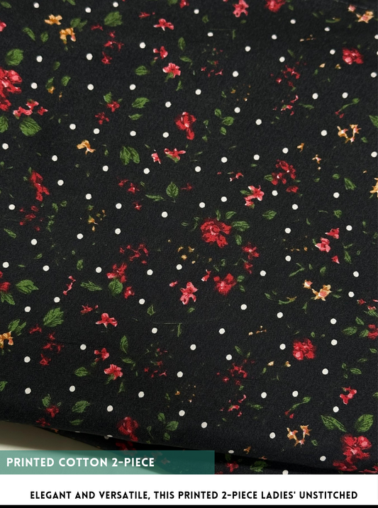 2 Piece Printed Cotton