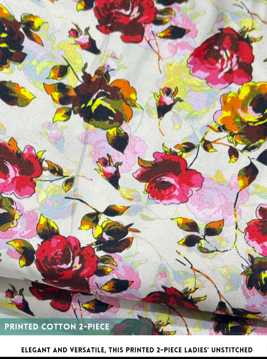 2 Piece Printed Cotton