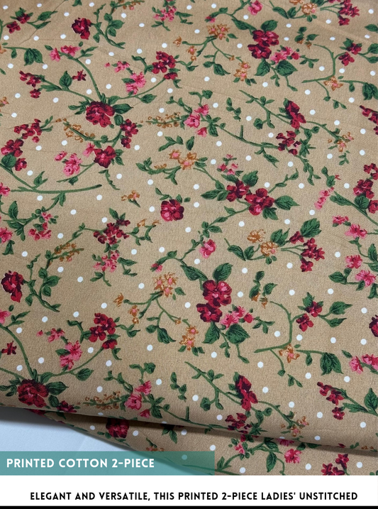 2 Piece Printed Cotton