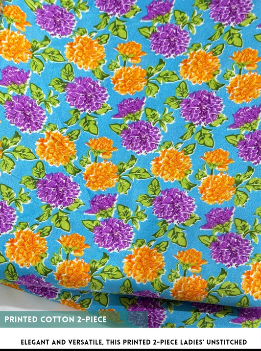 2 Piece Printed Cotton