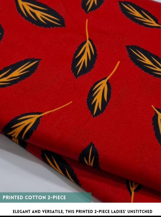 2 Piece Printed Cotton