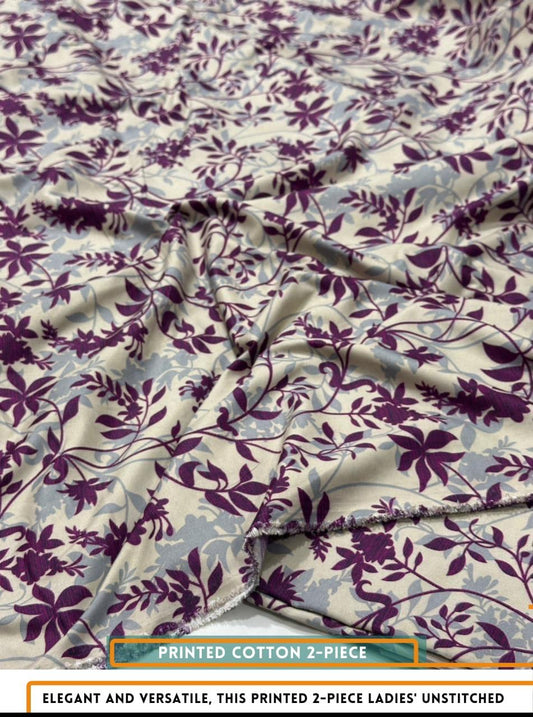 2 Piece Printed Cotton