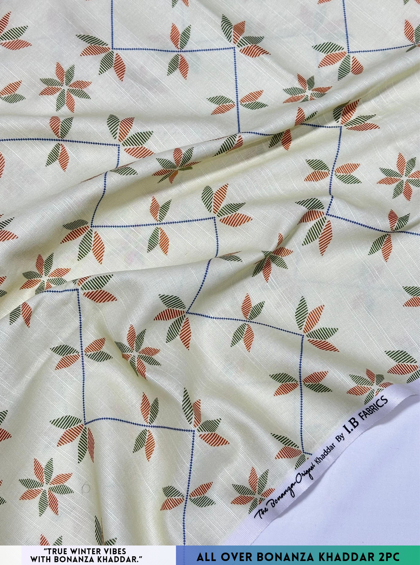 Printed Bonanza Khaddar 2-Piece Unsticthed