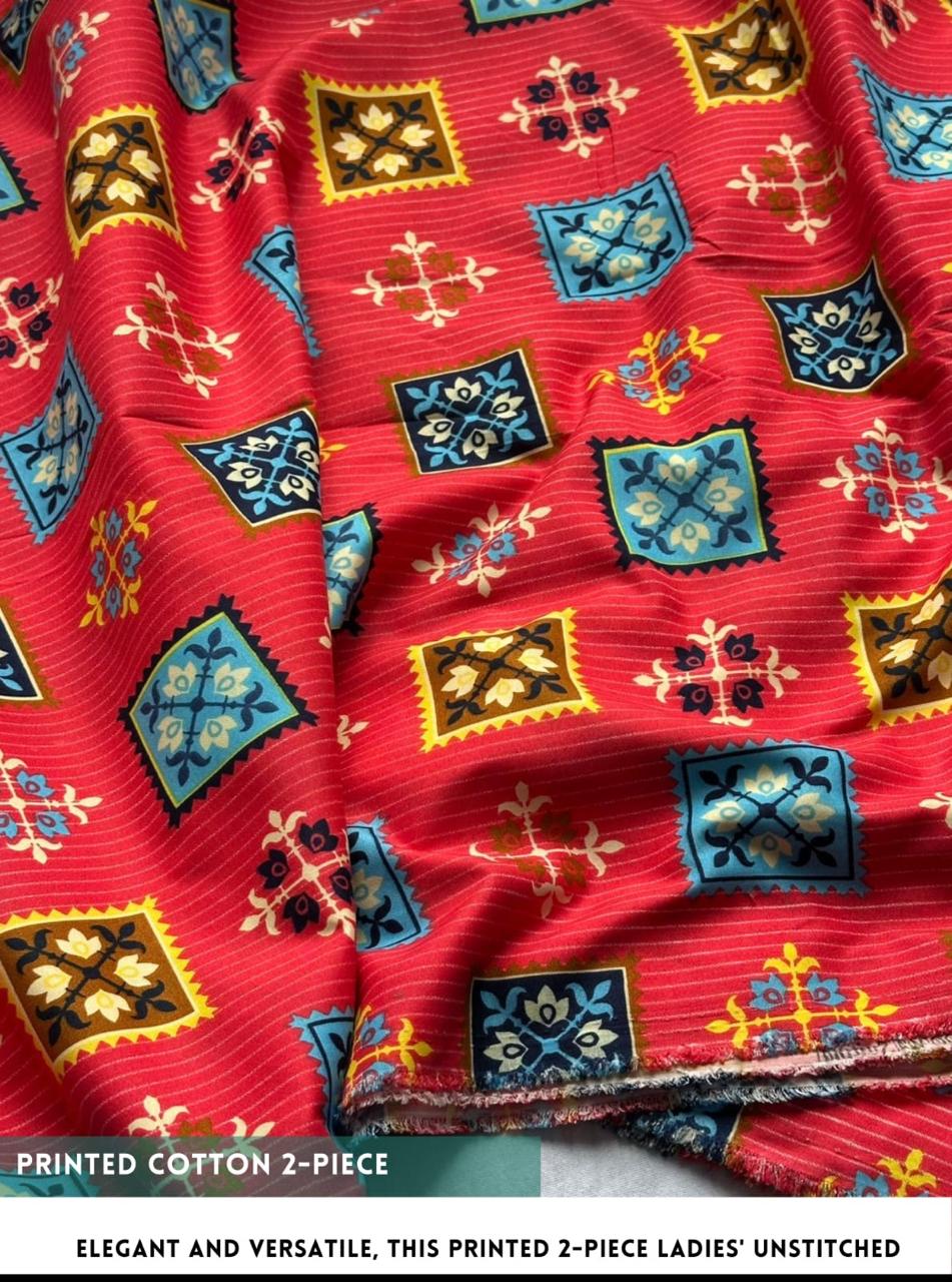2 Piece Printed Cotton